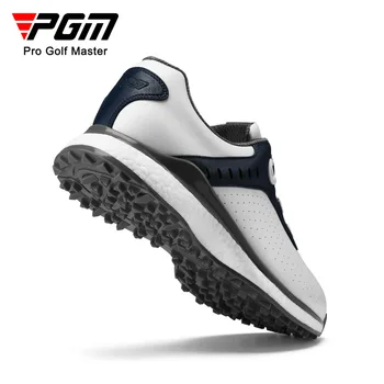 PGM, новая обувь для гольфа, мужские шнурки с ручками, подошва, мягкая подошва, спортивные водонепроницаемые противоскользящие заклепки