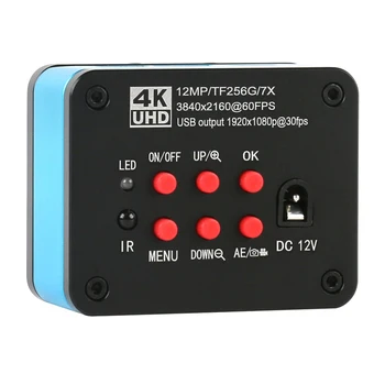 SONY IMX117 UHD 4K 2K 12MP Промышленный Видео USB HDMI Микроскоп Камера Для Образовательной Лаборатории Научных исследований Инспекции
