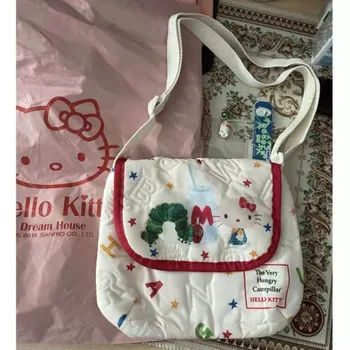 Sanrio Милая сумка Hello Kitty Y2k Kawaii Аниме Chococat, Универсальная сумка-Тоут, Женская сумка Подмышками, Женская Косметичка Для Девочек