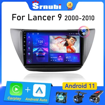 Srnubi для Mitsubishi Lancer 9 CS 2000-2010 Android 11 Автомобильный Радио Мультимедийный плеер 2 Din GPS Carplay Стерео DVD Динамики 2din