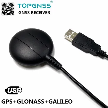 TOPGNSS Промышленное применение USB GPS ГЛОНАСС модуль приемника GALILEO антенна GN800 USB GNSS GPS ГЛОНАСС приемник GALILEO