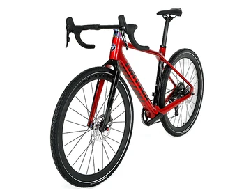 TWITTER Новый Гравийный X APEX 11S Гидравлический дисковый тормоз 700c* 40C Дорожный велосипед Из углеродного Волокна, Полностью Скрытый Внутренний кабель, гравийный велосипед