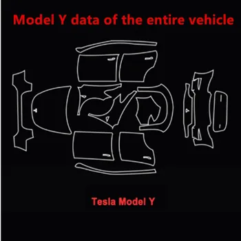 Tesla special data Model 3y S X краска для тела, защитная пленка, наклейка, самовосстанавливающаяся прозрачная пленка PPF TPU