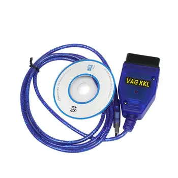 USB Интерфейс OBD2 Диагностический кабель VAG409.1 KKL Сканер Автомобильный Сканирующий Инструмент С чипом CH340 Для AUDI VW ForSEAT ForVolkswagen