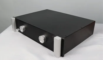 W430 H92 D308 Предусилитель Усилитель Питания Корпус Из анодированного Алюминия Блок питания DIY Аудио Konb Наушники ЦАП Корпус Заднего Класса