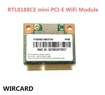 WIRCARD Realtek Rtl8188ce Беспроводная Wlan Wifi Карта Acer Asus Toshiba 150 Мбит/с Половина Mini Pci-e Для Ноутбука Сетевой Модем 802.11bgn