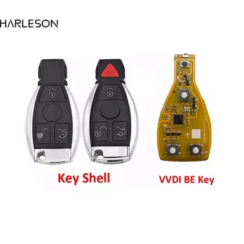 Xhorse VVDI BE Key Pro Для Mercedes Benz V3.2 PCB Чип дистанционного Ключа Улучшенная версия Smart 315 МГц/433 МГц 3/4 Кнопки