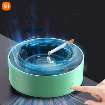 Xiaomi Фильтрует пепельницу От вторичного дыма сигарет, удаляет неприятный запах, аксессуары для курения, Многоцелевая пепельница, очиститель воздуха