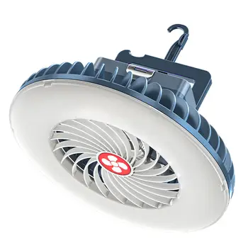 ZK30, новый многофункциональный водонепроницаемый вентилятор для палатки, Перезаряжаемая лампа для кемпинга, лампа для ночного рынка, уличный вентилятор для охлаждения, Портативная лампа