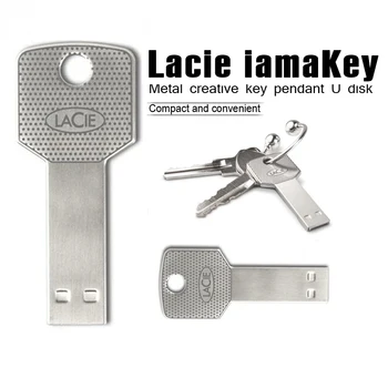 lacie key usb флэш-накопитель 4 ГБ 8 ГБ 16 ГБ 32 ГБ 64 ГБ металлический флеш-накопитель 128 ГБ 256 ГБ memory stick водонепроницаемый флешка u stick