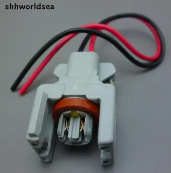 shhworldsea 50шт 2Pin Автоматический разъем топливной форсунки распылительная форсунка/масляный распылитель, автомобильный электрический штекер для разъемов isuzu