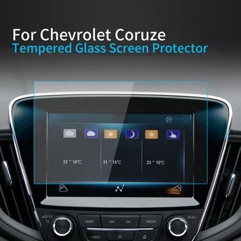 Автомобильные наклейки Протектор экрана для Chevrolet Crouze 2023 Дисплей Из Закаленного Стекла Защитная пленка Навигация Автоаксессуары