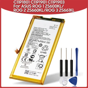 Аккумуляторная батарея C11P1801 Для ASUS ROG 1 ZS600KL ZB555KL C11P1903 Для ROG 3 ZS661KL C11P1901 Для ROG 2 ZS660KL