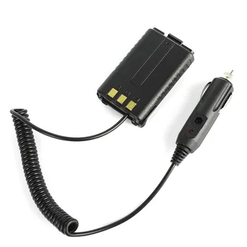 Аккумуляторный Элиминатор Автомобильное Зарядное устройство для Портативного радио UV-5R UV-5RE UV-5RA Двухстороннее радио 12-24 В Аксессуары для портативных Раций