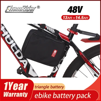 Безналоговый Аккумулятор для электровелосипеда 36V 48V 52V 20A 30A 40A BMS, сумка для рамы электрического велосипеда, Литий-ионный аккумулятор 250W - 1500W BBS02