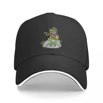 Бейсбольная кепка с ремешком для инструментов для мужчин и женщин, мандолинист, кантри-музыка, лягушка, мятлик, подарочная мандолина, модная рейв-шляпа, женская
