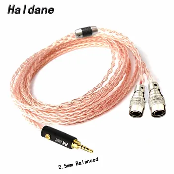 Бесплатная доставка Haldane 2.5/3.5/4.4/6.35 мм/4pin XLR Сбалансированный кабель для обновления наушников для Mr Speakers Ether Alpha Dog