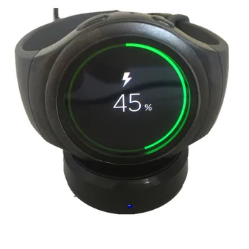 Беспроводная зарядная док-станция, подставка для зарядного устройства Специально для Samsung Galaxy Gear S3 Frontier Watch, метод магнитной индукции Зарядки