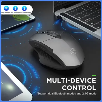 Беспроводная мышь INPHIC 2,4 g, тонкая Bluetooth-мышь, 700 мАч, перезаряжаемая бесшумная компьютерная мышь с USB-приемником для мыши