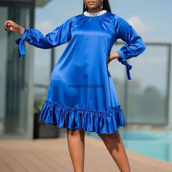 Большие Размеры, Летние Африканские Вечерние Платья для Женщин, Традиционная Африканская Одежда Дашики, Бриллиантовое Свадебное Вечернее Платье в Анкаре 2023