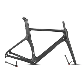 Велосипедная рама TWITTER R3 бочкообразный насос 12 * 142 (148) матово-черный без отличительных знаков, карбоновая рама для шоссейного велосипеда, набор рамок для гравийного велосипеда, велосипед