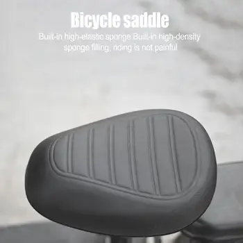 Велосипедное седло, четырехугольное пружинное утолщенное мягкое велосипедное сиденье, удобная подушка для велосипедного сиденья с губкой, аксессуары для велоспорта на открытом воздухе