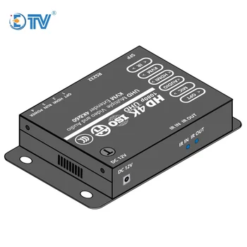 Видеопередатчик ETV 4k 60Hz и приемник с несколькими аудио KVM волоконно-оптическими удлинителями