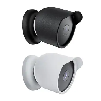 Водонепроницаемый силиконовый чехол для Google Nest Cam на открытом воздухе или в помещении (аккумулятор), камера безопасности, защитный чехол, аксессуары