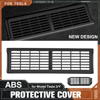 Воздуховыпуск из АБС-пластика, 2 шт., Защитная крышка для вентиляционного отверстия под сиденьем автомобиля Tesla/сзади для модели 3/Y, аксессуары, простота установки