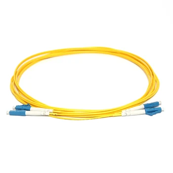 Гибкий провод волокна LC/UPC - LC/UPC Оптоволоконный кабель FTTH двухшпиндельной однорежимной длины ИЛИ другой разъем Можно настроить