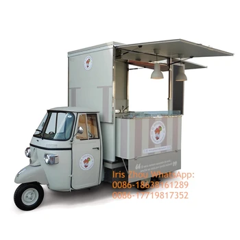 Горячая Распродажа, Новая Съемная кабина Грузового Трехколесного велосипеда Piaggio Food Truck Ape 3 Wheeler