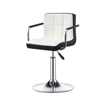 Дизайн, Вращающиеся Высокие Обеденные стулья, Скандинавская кухня, Современные роскошные обеденные стулья, Офисный Табурет для бара, мебель для столовой WK50CY