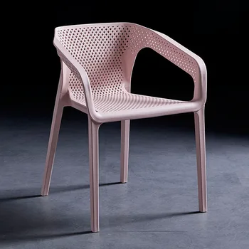 Дизайнерские Пластиковые Кресла Обеденный Пол ModernLiving Индивидуальное Креативное Кресло Lounge Sillas Comedor Уличная Мебель WXH30XP
