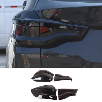 Для 18-21 BMW X3 задний фонарь дымчатый черный корпус декоративные аксессуары для моделирования автомобилей накладка заднего фонаря ABS прозрачный серый