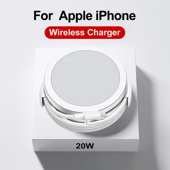 Для Apple Оригинальное Магнитное Беспроводное Зарядное Устройство Для iPhone 14 13 12 11 Pro Max Mini X XS XR 8 USB-C Быстрая Зарядка Аксессуаров Для Телефонов