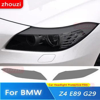 Для BMW Z4 E89 2009-2016 G29 2019 2020 Оттенок Фар Автомобиля Черная Защитная Пленка Защитная Прозрачная Наклейка Из ТПУ Аксессуары
