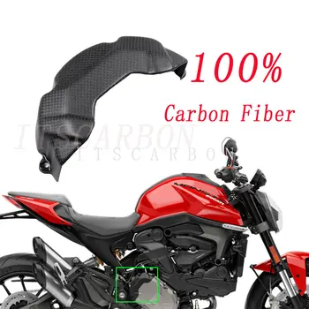 Для Ducati Monster 937 2021 2022 2023 Аксессуары для мотоциклов из настоящего Углеродного волокна, комплекты защитных деталей для боковой панели двигателя