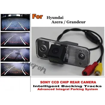 Для Hyundai Azera/Grandeur Smart Tracks Chip Camera/HD CCD Интеллектуальная динамическая парковочная камера заднего вида