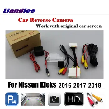 Для Nissan Kicks 2016 2017 2018 (бюджетный) Камера заднего вида для парковки автомобиля С адаптером OEM CAM