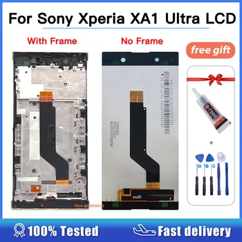Для SONY Xperia XA1 Ultra G3221 G3212 G3223 G3226 ЖК-экран Дигитайзер Для Sony C7 В Сборе Сенсорный экран С Рамкой