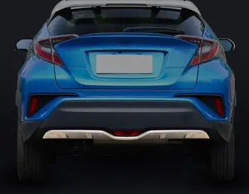 Для Toyota CHR C-HR 2018-2021 Автомобильный Стайлинг Из Нержавеющей Стали, Защита Переднего и заднего Бампера, Противоскользящая Накладка, Подходит chy1