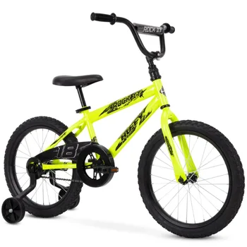 Дорожный велосипед DZQ 18 дюймов  Детский велосипед, неоновый порошковый желтый велосипед