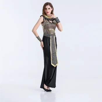 Древнеегипетский костюм Клеопатры для взрослых женщин Кигуруми Ренессансная принцесса Косплей Хэллоуин Карнавальные костюмы