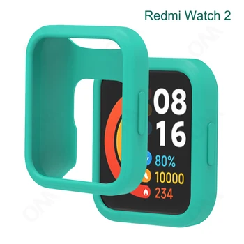 Защитный чехол для умных часов Xiaomi Redmi Watch 2, защитный бампер, Силиконовый мягкий чехол, Аксессуары для Mi Watch Lite