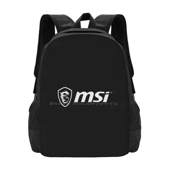 Игровые рюкзаки с логотипом Msi для школьников, подростков, девочек, дорожные сумки