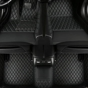 Изготовленные на заказ автомобильные коврики для Kia Sorento 5 Seat 2006-2008 годов выпуска, Детали интерьера из искусственной кожи, Автомобильные аксессуары