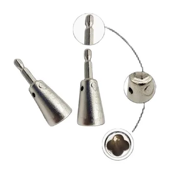 Инструменты для скручивания проволоки с шестигранной ручкой 6 мм Электрик Быстро Скручивает 1,5-6 квадратных 2-6-полосных твистерных проводов для дрелей-шуруповертов