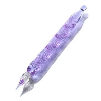 Классическая ручка из хрустального стекла, японская ручка ручной работы