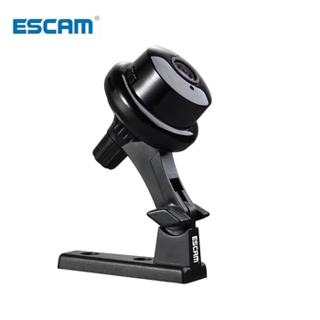 Кнопка ESCAM Q6 Mini 1080P IP-камера ночного видения WiFi с поддержкой карты 128 ГБ, аудио с функцией обнаружения движения