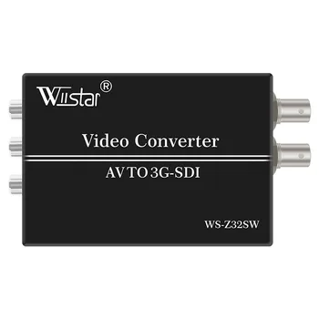 Конвертер Wiistar AV RCA в SDI CVBS в SD-SDI/HD-SDI/3G-SDI видео Конвертер для HDTV камеры